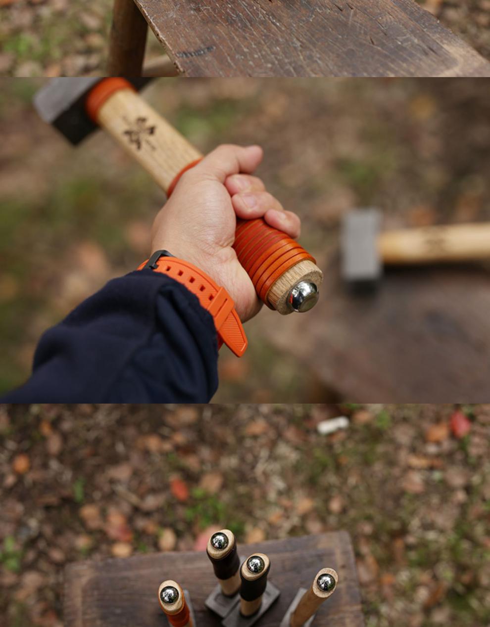 2022新款暴躁熊工匠榔头 g&b暴躁熊 工匠榔头锤子铁锤木柄木工羊角锤