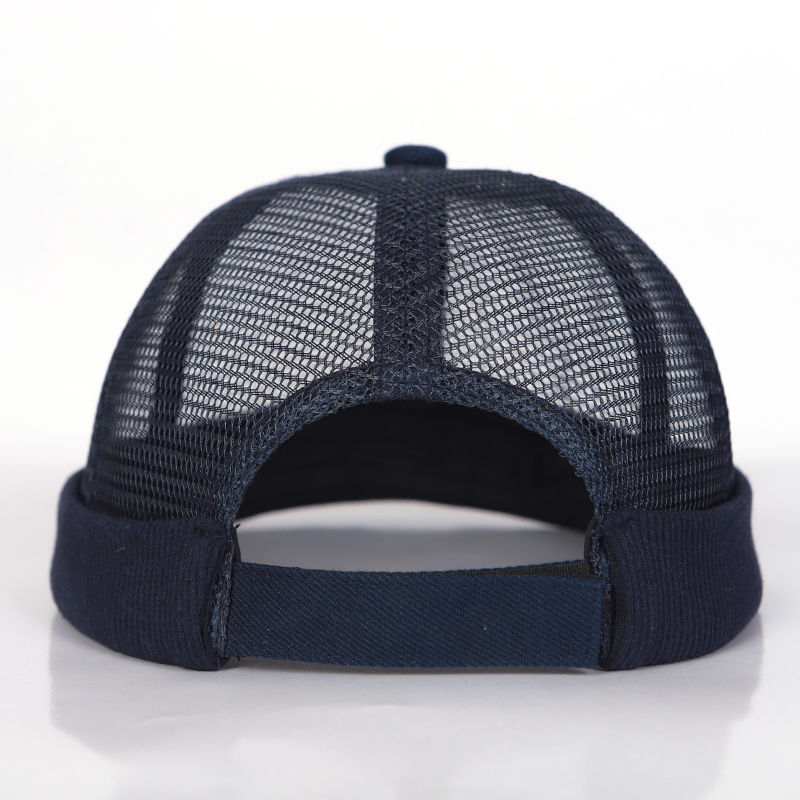 lucaly西瓜皮帽子透气瓜皮帽中国风复古潮帽粉色嘻哈街舞速干无檐红色