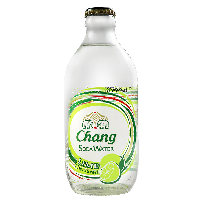 泰国象牌苏打水进口饮料325ml*5瓶装chang大象泰国含