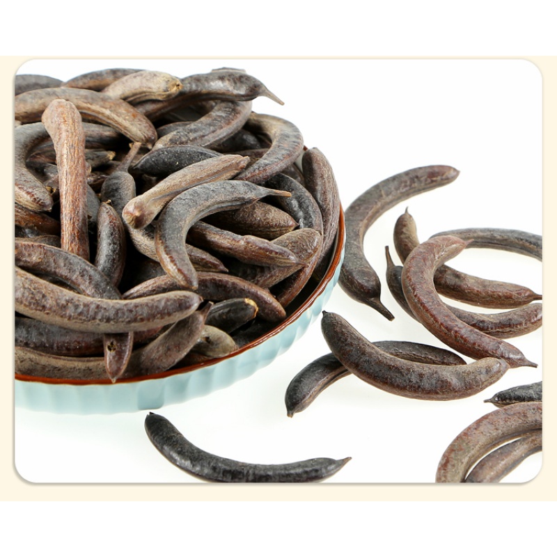 同仁堂中药材猪牙皂小皂角荚猪牙皂角非野生新鲜干货500g克