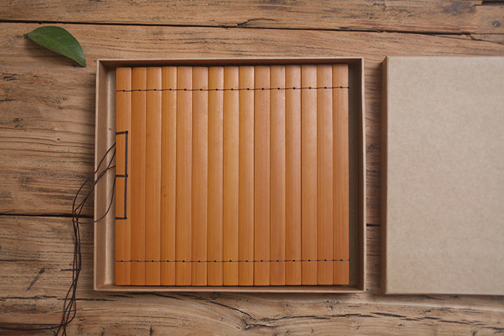 【好物推荐】正霖竹简册复古线装本子牛皮纸文艺古书空白册长辈老师