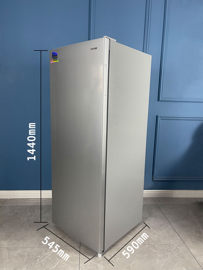 立式冰柜190l抽屉式全冷冻风冷无霜变频小型家商用速冻侧开门冷柜弭黎