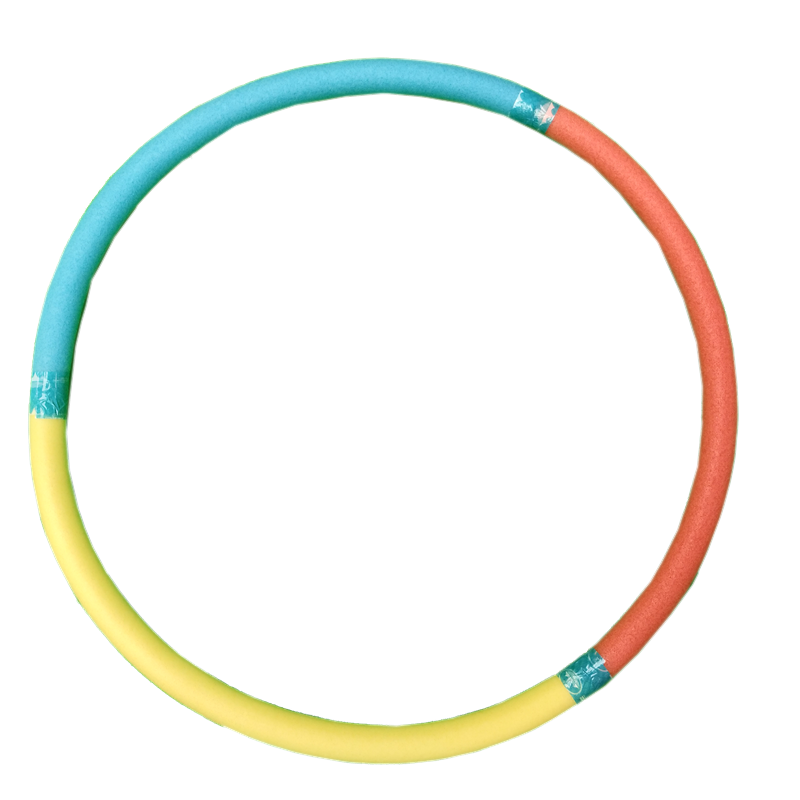 精选成人海绵加重彩色呼啦圈男女收腹大号3斤4斤5斤钢管呼啦圈卡尼拉
