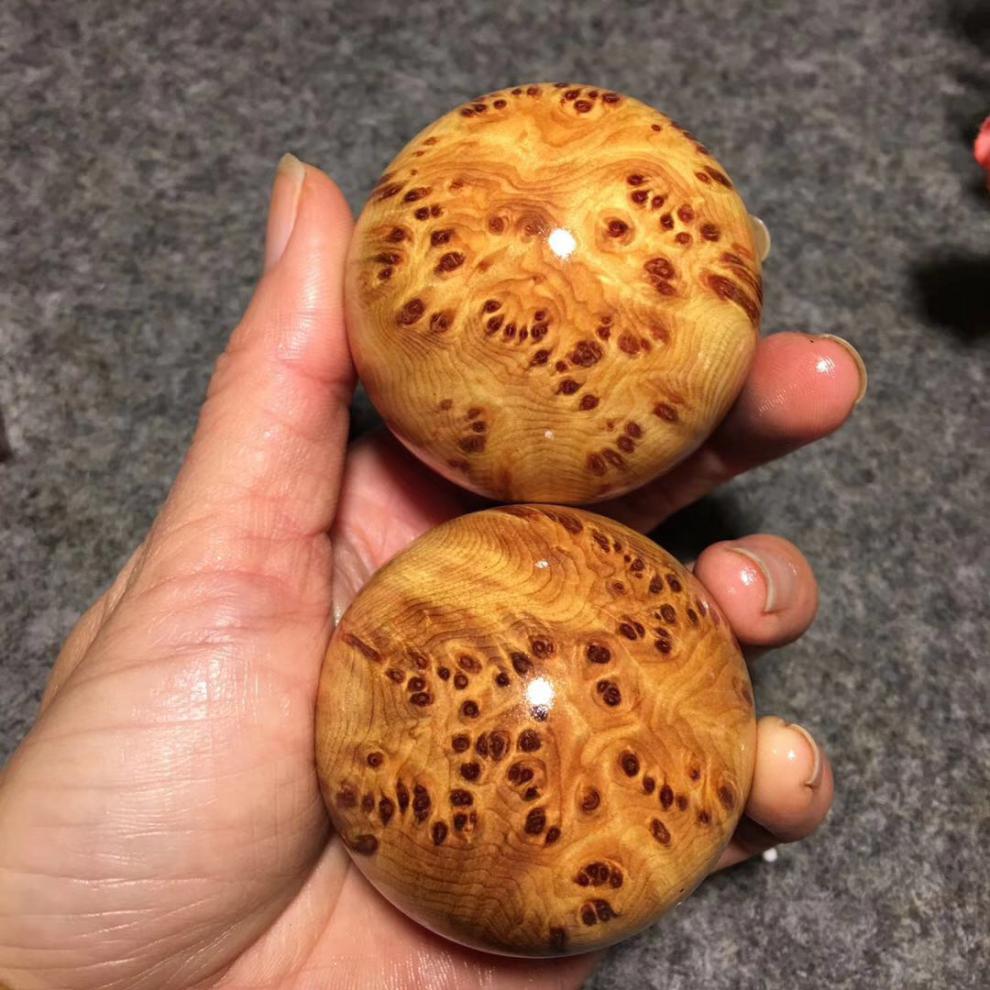 微惠华太行崖柏手球崖柏球手转球崖柏木球手玩球按摩球崖柏精雕45核桃