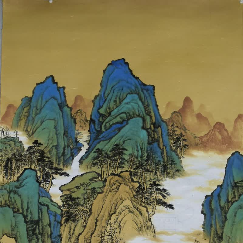 誉科创六尺多色仿古加厚二层夹长纤维云龙皮纸书法重彩国画岩画宣纸