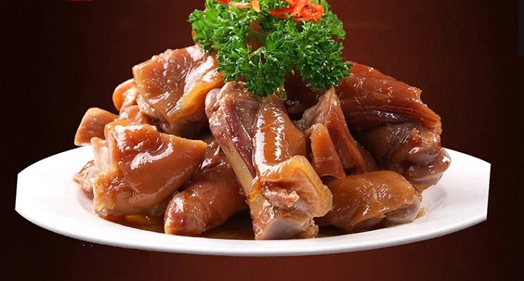 河南特产襄县李三强王洛红烧猪蹄 五香猪脚微辣猪手 卤味零食 猪蹄