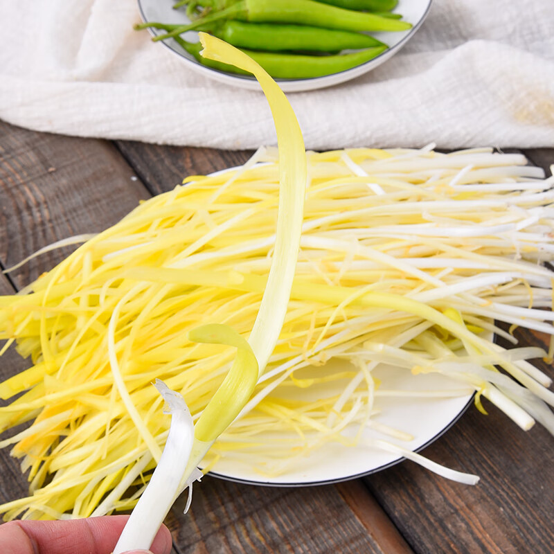 jd物流精品嫩韭黄1000g韭芽新鲜蔬菜1000g