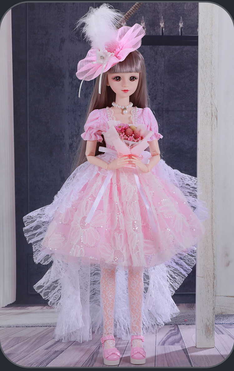 80厘米小魔仙芭比洋娃娃超大号套装女孩公主儿童精致仿真玩具新款80