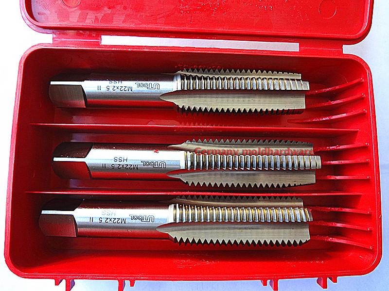 手用三支套装丝锥丝攻m2m24机加工刀具直槽丝锥m204