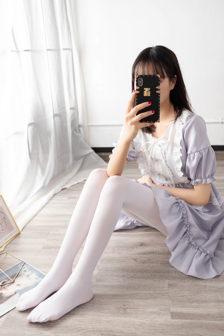 官方旗舰樱花猫爪白丝袜子女lolita软萌小大腿过膝连裤袜jk学生加大码