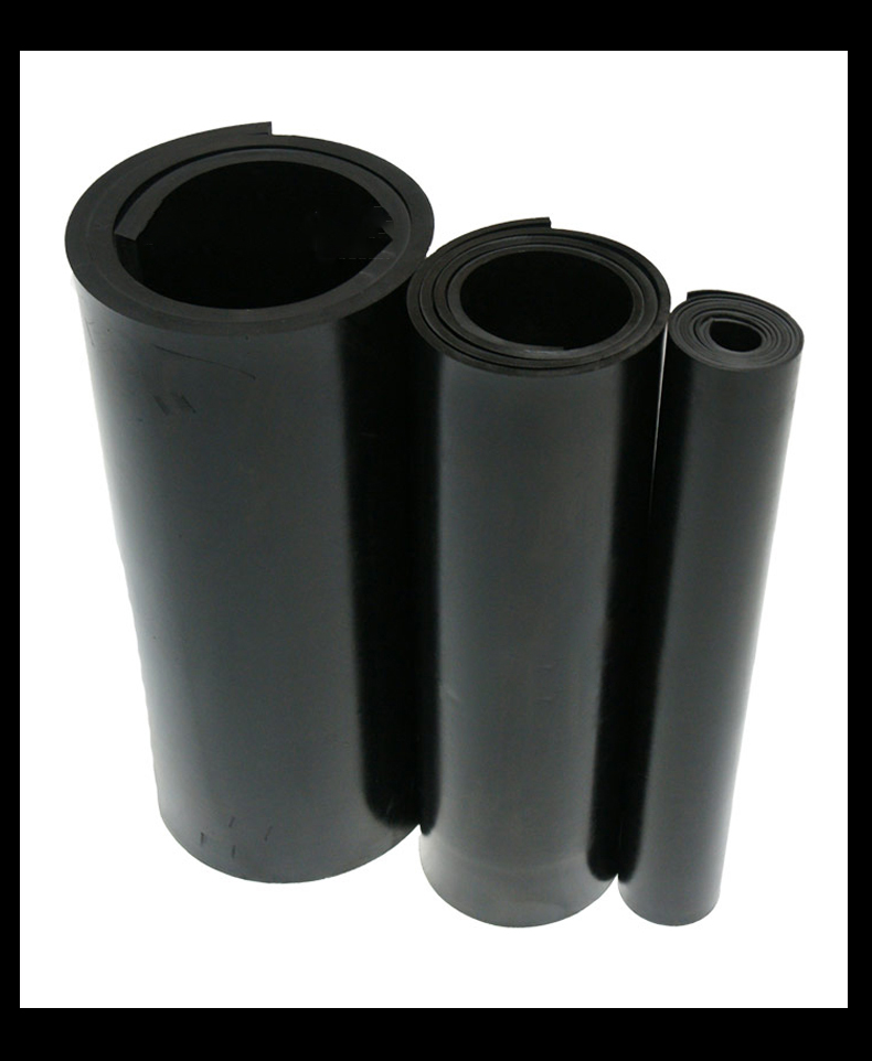 橡胶垫绝缘耐磨耐油防滑密封橡胶板整卷 工业橡胶皮 宽1米长10米10