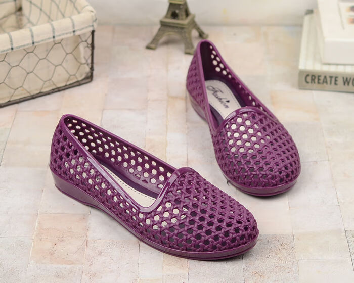 老太太中老年人拖鞋水晶塑料熟胶老太婆大妈老式是托施扡鞋奶奶凉鞋