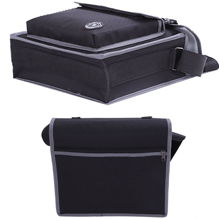 木工工具包男帆布加厚单肩劳保耐磨家电维修电工小电工包lqa3灰色39