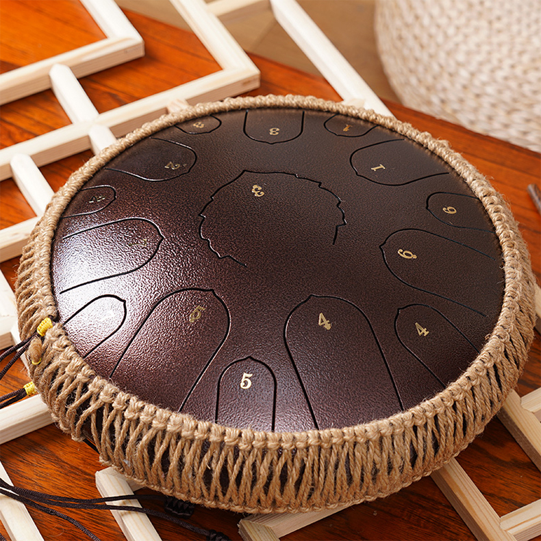 龟鼓弹唱器空灵鼓莲花入门初学者15音级乐器玄空鼓全音手碟鼓钢舌鼓