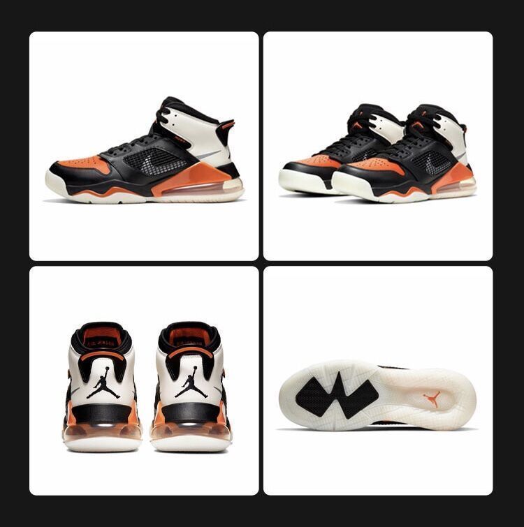 ajmars270白红火星纯原鸳鸯中帮中帮low男女气垫透气实战篮球鞋aj270