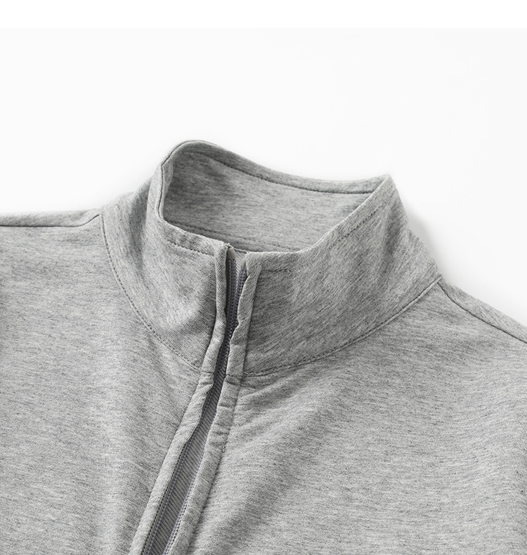 老潮儿 卫衣女装薄款2021年新款秋季拉链开衫外套灰色上衣潮 藕粉 xl