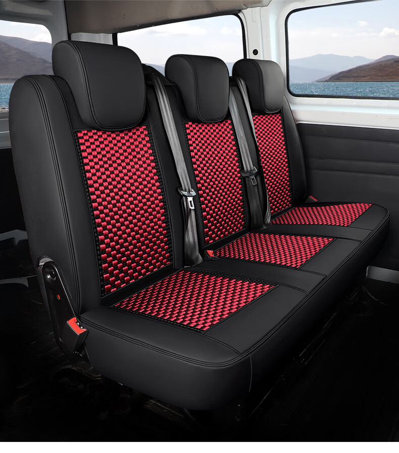 适用于福特新全顺座套新世代经典全顺6座3座四季全包真皮江铃特顺座椅