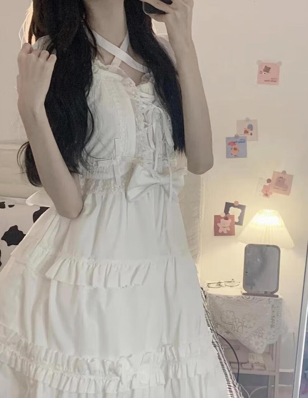 芙拉小姐lolita 夏日茶会lolita裙短袖op全款公主裙芙拉小姐洛丽塔轻