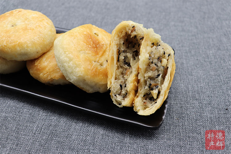 赣南特产江西宁都椒葱饼手工五仁葱油酥皮中秋老式芝麻传统月饼 礼盒