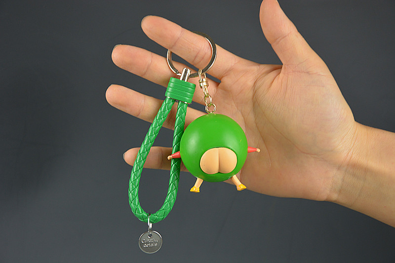 漯岚 蜡笔小新食材钥匙扣挂件饰品动漫周边摆件卡通汽车男女创意礼品