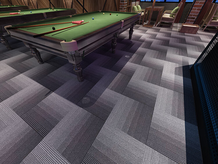 台球桌地毯台球厅专用地毯拼接方块满铺台球房桌球厅阻燃防火台球室