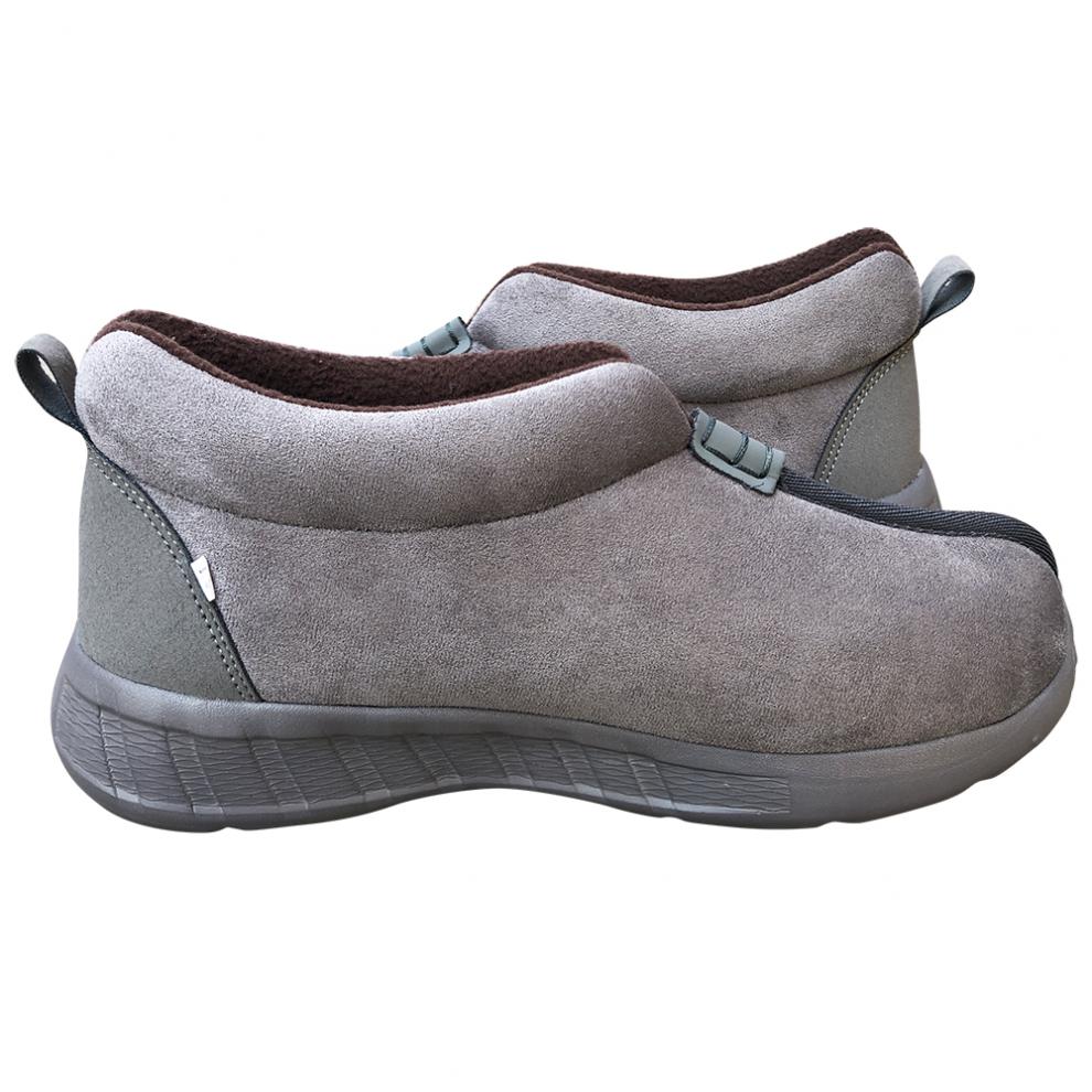 天彩绣 僧棉鞋冬季加厚绒面舒适轻便保暖毛单鞋禅修僧侣鞋棉僧鞋 灰色