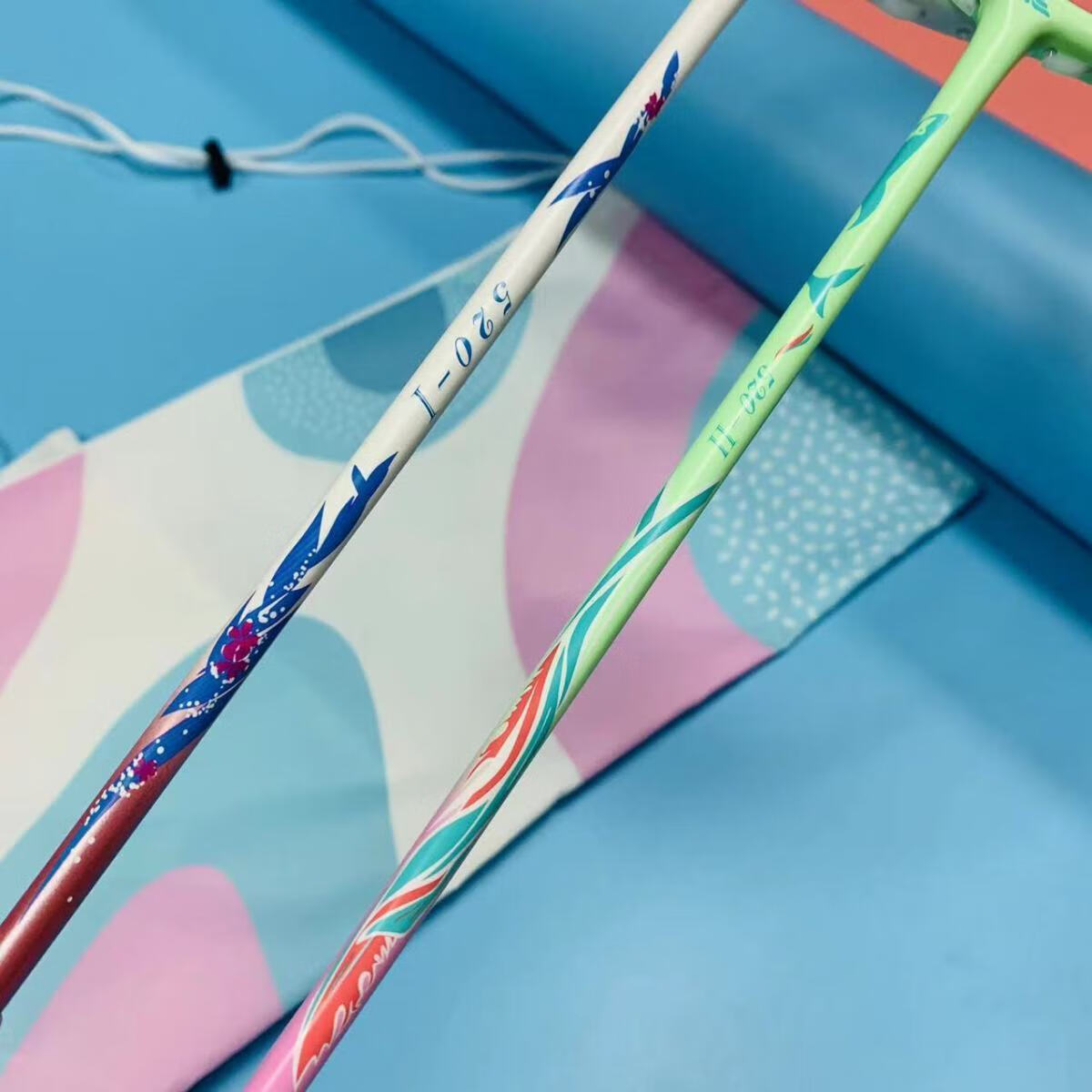 ft干将莫邪羽毛球拍单拍全碳素超轻5u耐打学生套装 5u鲸落 包线手胶拍