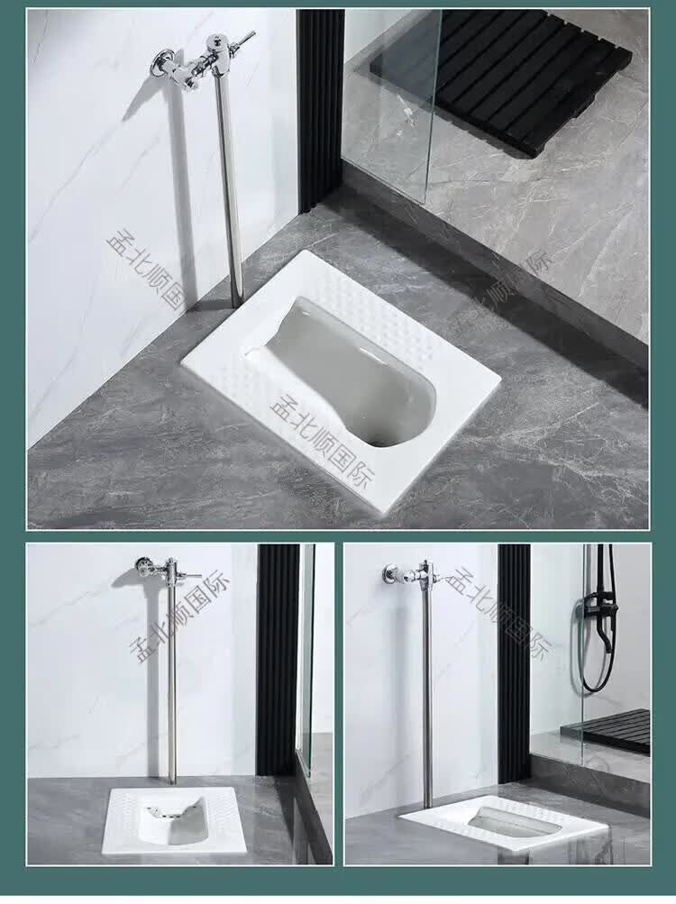 科勒(kohler)科勒k-20442t蹲坑手按阀陶瓷水箱蹲厕工程家用静音防臭