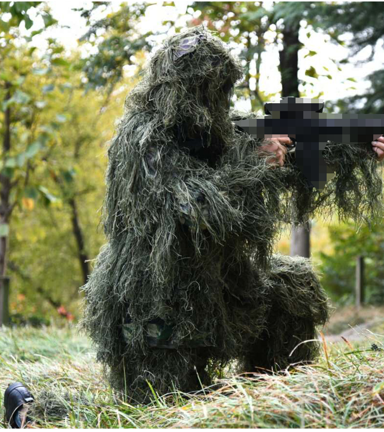 极地雪地吉利服伪装服手绝地求生吃鸡真人成人儿童荒漠丛林男伪装服手