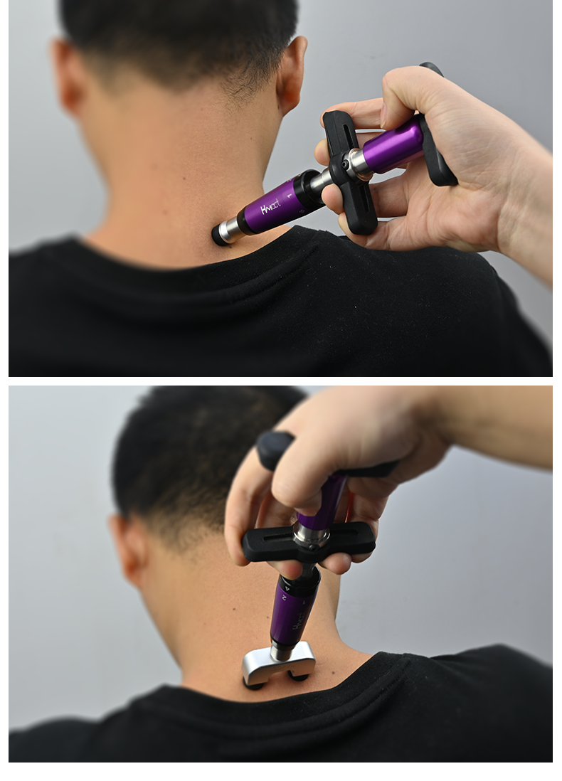 美式整脊枪手动脊椎脊柱枪按摩枪amct正骨抢活化器点穴正骨枪 昊梦