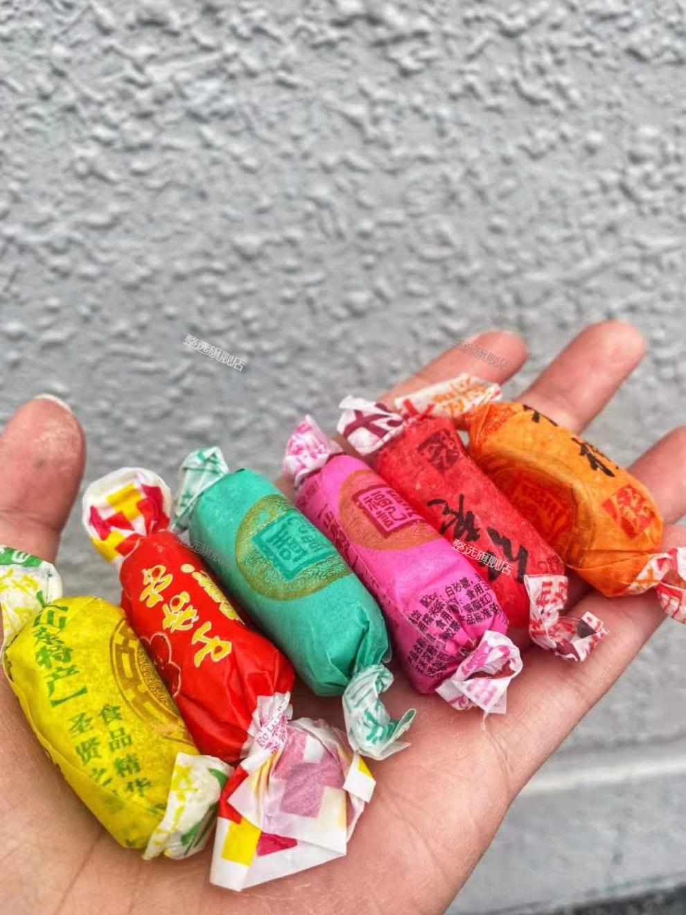 候美丽高粱饴鲁兴美丽家高粱饴苹果味哈密瓜蓝莓味柠檬软糖喜糖多口味