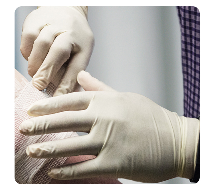 可孚同款爱马斯医用手套一次性医用乳胶手套疫情防护丁腈橡胶手套医护