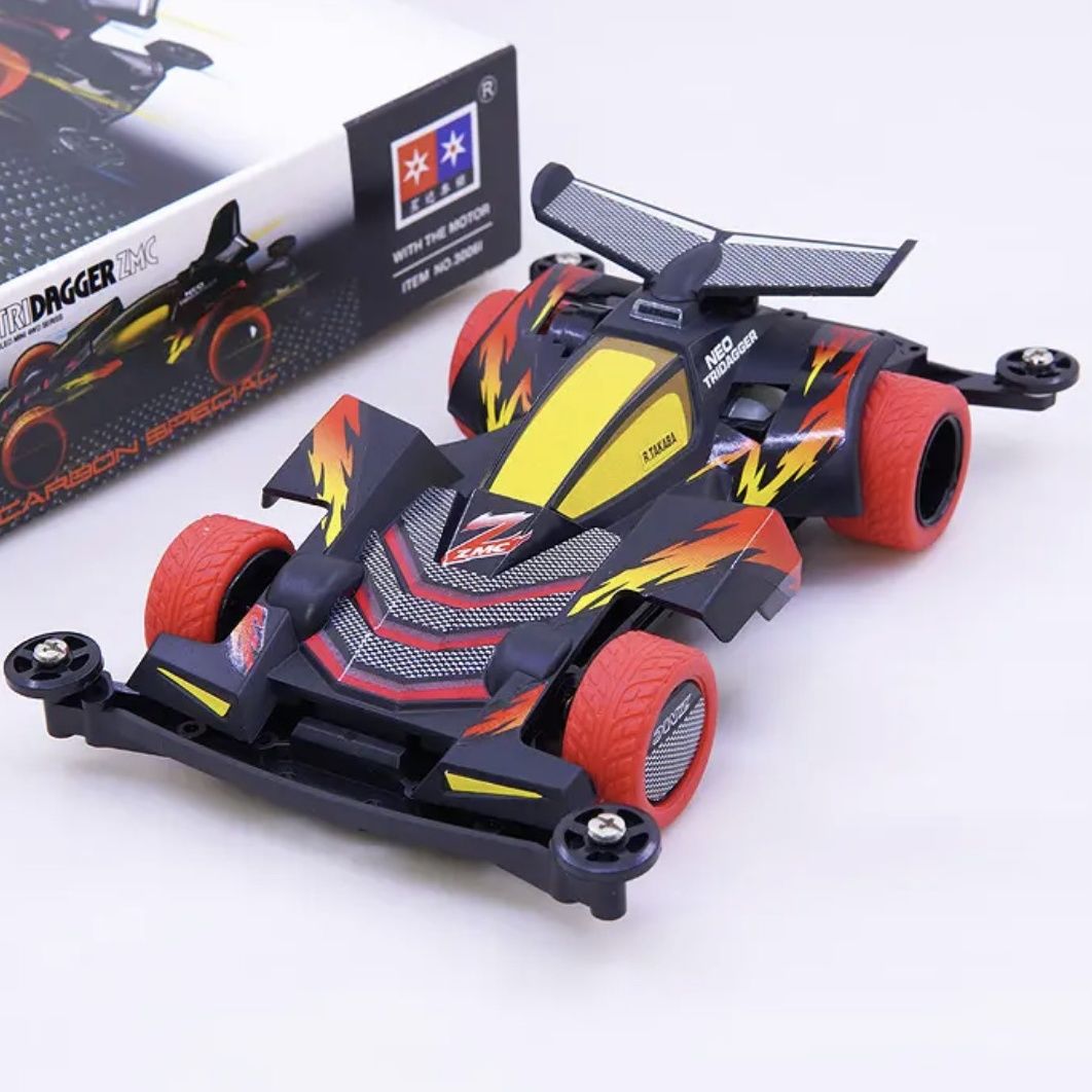 大兴四驱车改装全套马达高速比赛专用拼装迷你兄弟四驱车男孩玩具新款