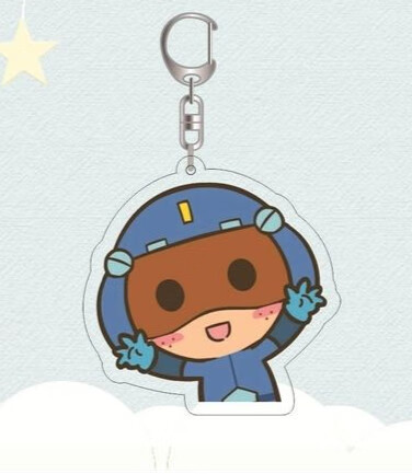 林中鸟开心超人玩具伽罗联盟周边可爱挂件钥匙扣卡通动漫漫展款2