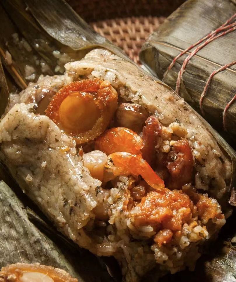 樱安娜湛江特产鲍鱼瑶柱虾米海鲜粽子礼盒装端午送礼佳品手工营养早餐