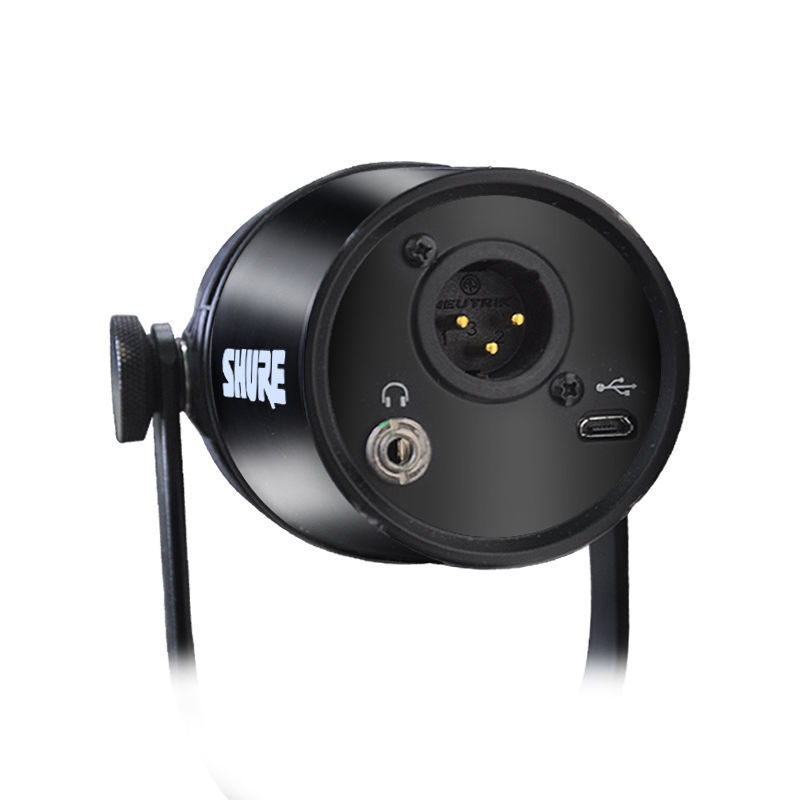 shure舒尔shure mv7动圈话筒内置声卡即插即用直播配音k歌会议麦克风