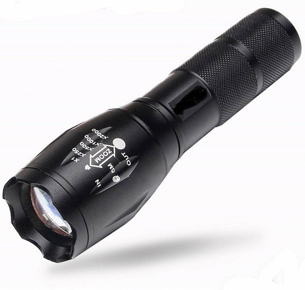 【好货推荐】xml-t6伸缩变焦强光手电l2手电筒铝合金强光手电 l2高端