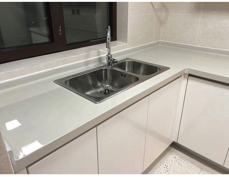 厨房灶台台面贴膜大理石英石耐高温防水防油防火透明保护贴纸常规款