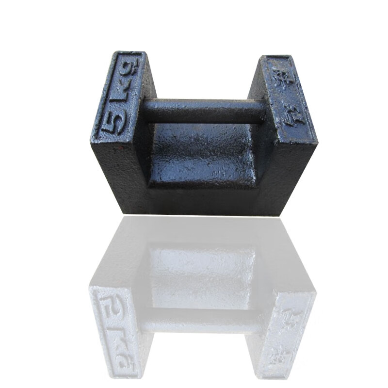 映景砝码25kg法码铸铁标准电梯锁形型配重健身校准20kg千克吨公斤压铁