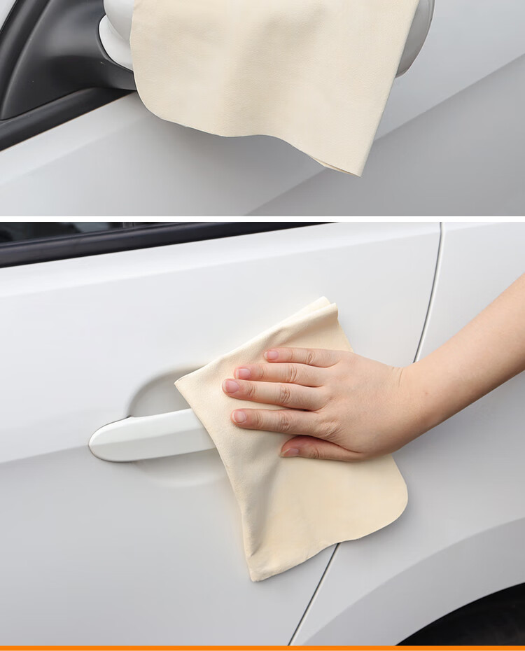 番易专用麂皮洗车毛巾鹿皮抹布鸡皮擦车布汽车用擦玻璃加厚吸水不掉毛