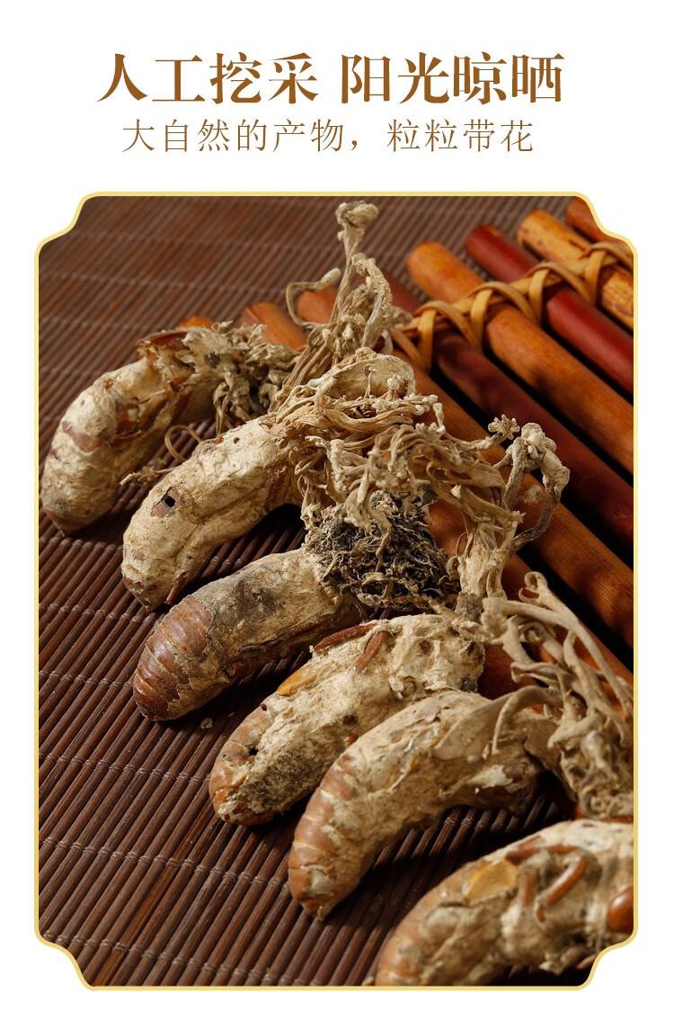 康裕尊 新货正宗野生金蝉花虫草粉婵花竹林蝉花知了 250g【图片 价格