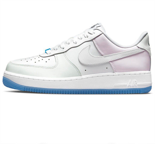 1 low 空军一号白蓝粉 热感应 男女板鞋休闲运动鞋 白蓝粉 热感应 36