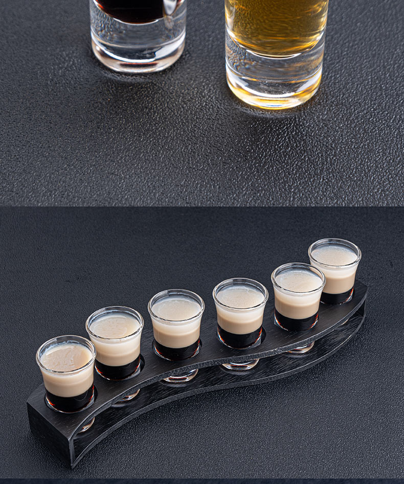 子弹杯标准30毫升厚底杯shot杯b52轰炸机鸡尾酒杯一口吞杯烈酒杯标准