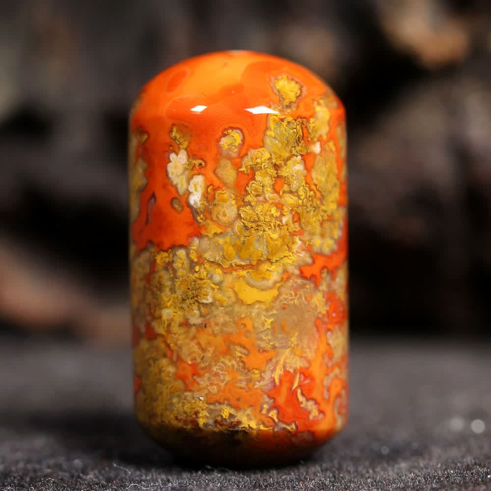 奢曼蒂专柜 特色桶珠10-20直径宣化战国红玛瑙桶珠顶珠金刚菩提佛珠