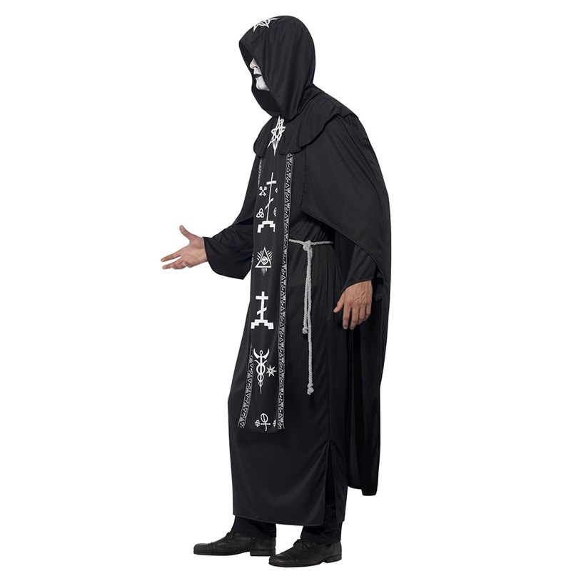 万圣节cos巫师服恶魔长袍魔法师服装男女女化妆舞会表演服装扮 xy新