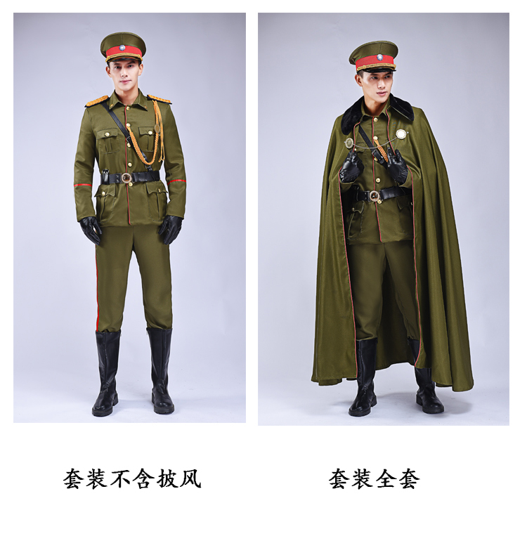 軍閥裝老九門同款張大佛爺cosplay服裝軍閥套裝軍衣軍閥 影視 單披風