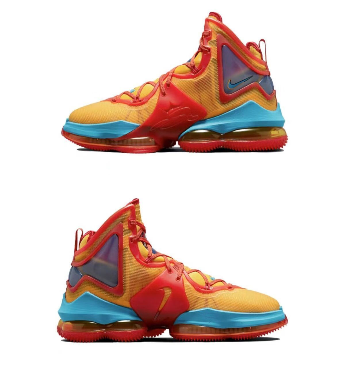 新款詹姆斯19代篮球鞋男学生真气垫实战球鞋大灌篮高帮战靴鞋詹姆斯19