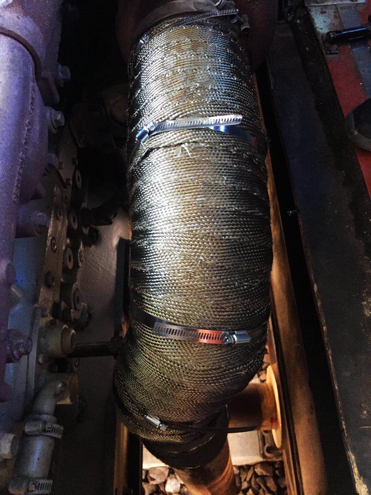 醉米 适用摩托车排气管隔热带芭蕉布防烫汽车隔音隔热棉耐高温消音器