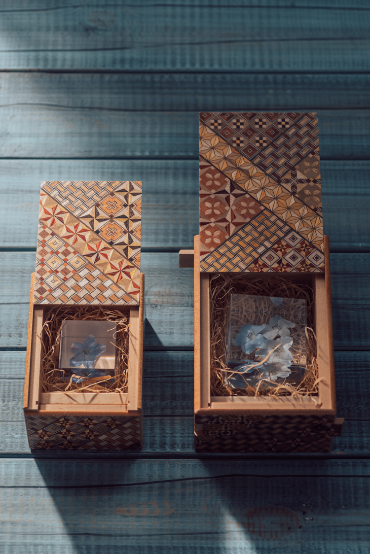 puzzle解密盒简单箱根寄木细工秘密箱机关盒木质解密盒子求婚表白生日