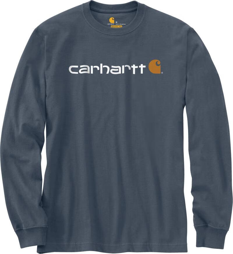 carhartt t恤男长袖圆领品牌logo休闲舒适美国直邮 port xxxl【图片